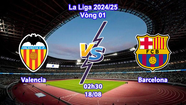 Soi kèo valencia vs Barcelona vòng 1 la liga 2024-25 CMD368vne